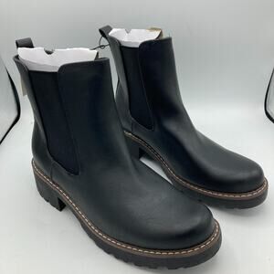 Universal Thread Women's Celina Chelsea Boots with Memory Foam Insole Black 9.5